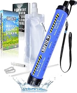 Paille filtrante + gourde souple Baytiz