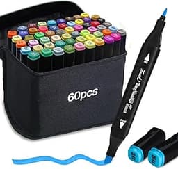 Feutres à alcool 60 couleurs