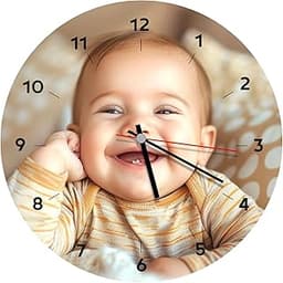 Ballonssimo Horloge ronde personnalisée 23 cm