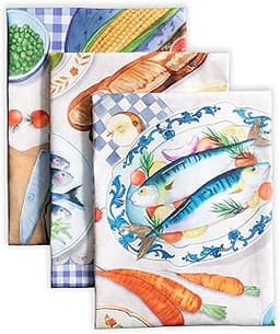 Lot de torchons Maison d’Hermine Limoncello