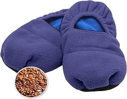 FISHTEC - Chaussons Chauffants Micro Ondes à Graines de Lin