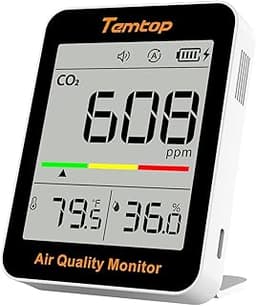Temtop Moniteur de CO2 Dioxyde de Carbone