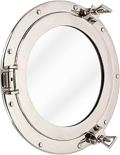 Miroir rond style pirate