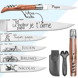 Couteau personnalisé avec tire-bouchon