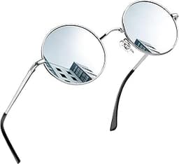 Joopin Lunettes de Soleil Rondes Polarisées