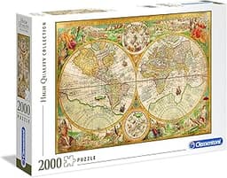 Puzzle Carte du Monde Vintage