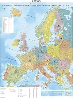 Grande carte de l’Europe en français