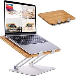 Support pour ordinateur portable en bois