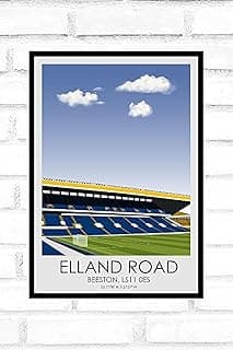 Impression stade de football – Cadeau pour le football (Leeds A3)