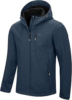 33,000ft Veste softshell pour homme - Imperméable et coupe-vent