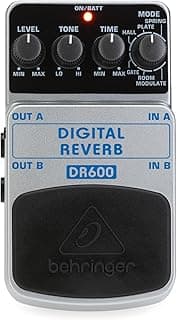Behringer DR600 Pédale d’Effets Stéréo Digital Reverb