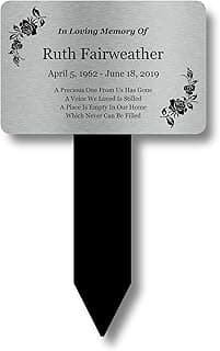 Piquet de plaque commémorative personnalisé