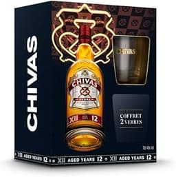 Coffret Chivas Regal 12 ans + 2 verres