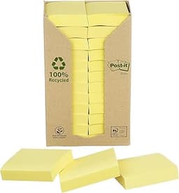Post-it Notes Autocollantes Recyclées