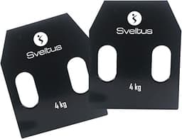 Plaques acier 4 kg x2