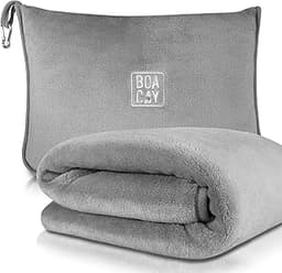 BOACAY Couverture de Voyage Douce et Chaude