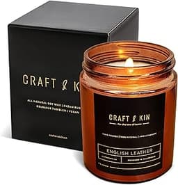 Craft & Kin Bougies parfumées pour homme