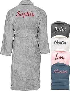 Peignoir 100% coton personnalisé