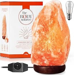 the body source Lampe en Cristal de Sel de l'Himalaya