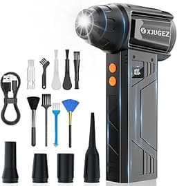 XJUGEZ Souffleur air comprimé 180000 tr/min avec lampe