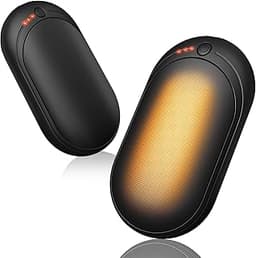 Chauffe‑mains USB 6000 mAh – Pack de 2