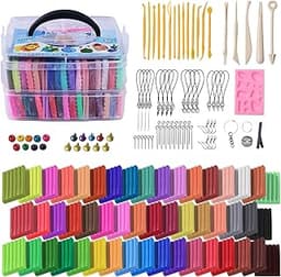 ARTFLY Pâte Polymère, 50 Couleurs