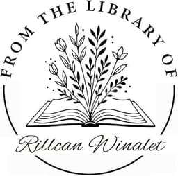 Embosseur/Tampon Ex Libris personnalisable Flowers 1