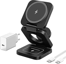 Chargeur MagSafe pliable 3-en-1 KU XIU