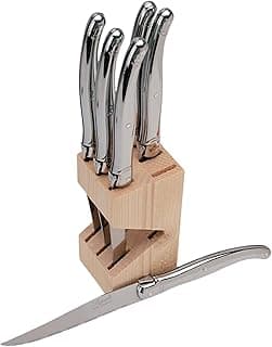Bloc 6 couteaux Steak Laguiole