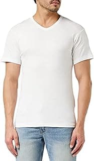 Athena - Lot de 4 T-shirts Homme Col V - 100% Coton Bio