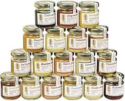 18x 50g de dégustation de miel | Coffret cadeau - naturel, miel à connaître