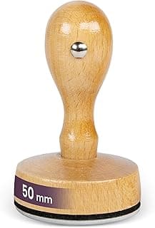 Tampon personnalisé en bois avec logo/texte