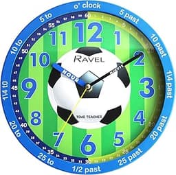 Horloge murale Football éducative