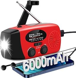 Radio météo d'urgence 6000 mAh