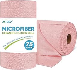 AIDEA Lot de 75 Chiffons de Nettoyage en Microfibre Réutilisables