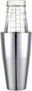 BarCraft Boston Shaker à Cocktail Gradué
