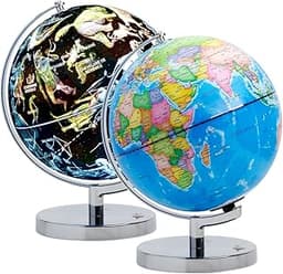 Exerz 23cm Globe Lumineux - Carte en Français