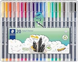 Staedtler Triplus Fineliner 20 couleurs