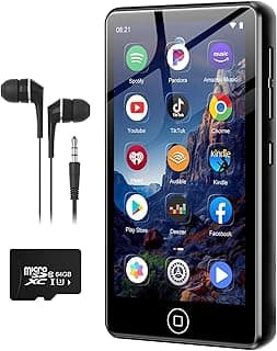 AGXOV 80GB MP3-Player avec Wi-Fi & Bluetooth