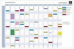 EXACOMPTA Planning annuel magnétique 90x59cm