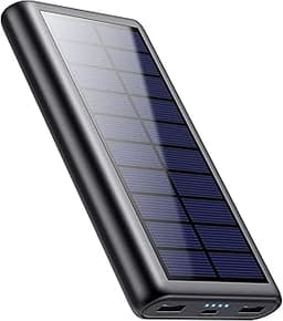 QTshine Batterie Externe Solaire