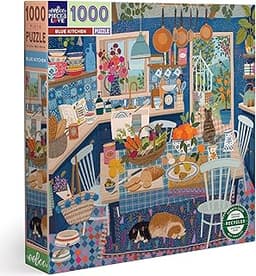 Eeboo - La Cuisine Bleu - Puzzle Adulte 1000 Pièces