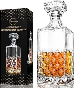 Lighten Life Carafe à whisky en cristal