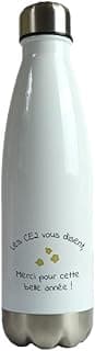 Gourde Isotherme Remerciement Personnalisable en INOX