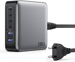 Chargeur USB C Multiple 200W 6 Ports GaN III (4 USB-C + 2 USB-A)