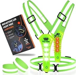 ICOCOPRO gilet LED réfléchissant