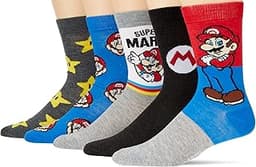 Mario Lot de 5 Paires de Chaussettes