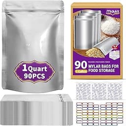 Sacs Mylar 1 quart + absorbeurs (90 pcs)