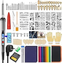 TWBEST 80W Kit de Pyrogravure Bois