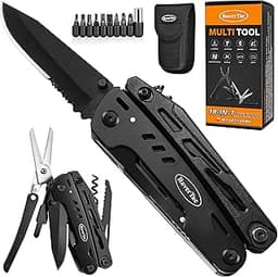 Couteau de survie pince multifonctions 18‑en‑1